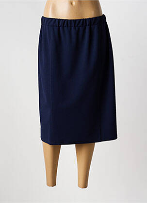 Fustă midi albastru UNICA PLUS femeie