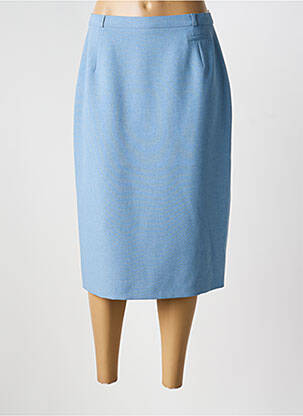 Fustă midi albastru FRANK WALDER femeie
