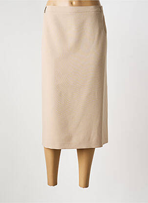 Fustă midi bej FRANK WALDER femeie