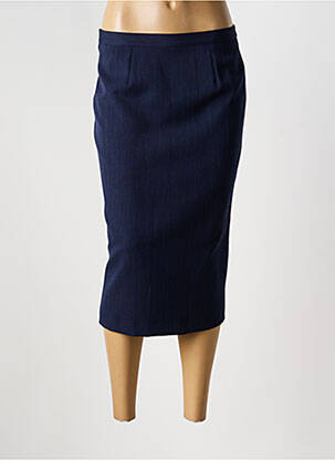 Fustă midi albastru FRANCOISE DE FRANCE femeie