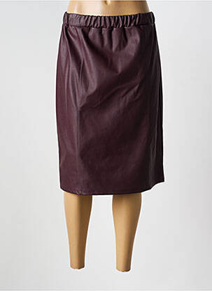 Fustă midi maro UNICA PLUS femeie