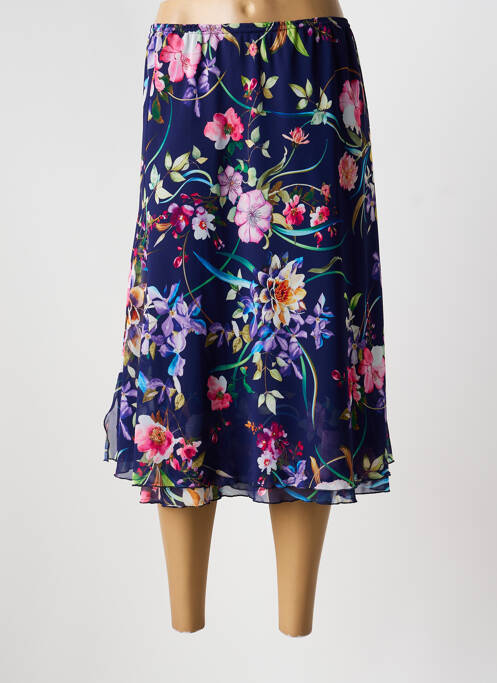 Fustă midi albastru JEAN DELFIN femeie