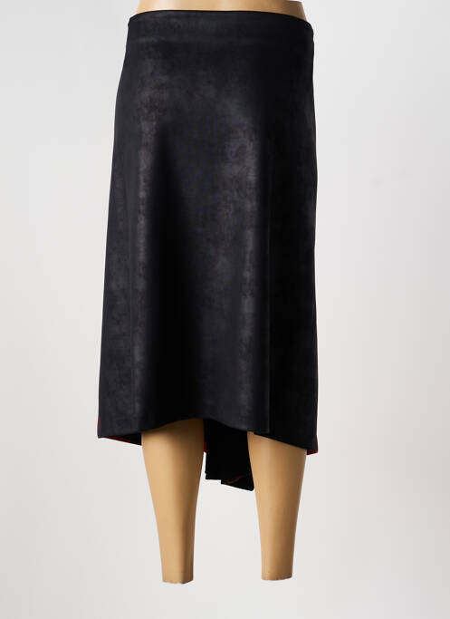 Fustă midi negru JEAN DELFIN femeie