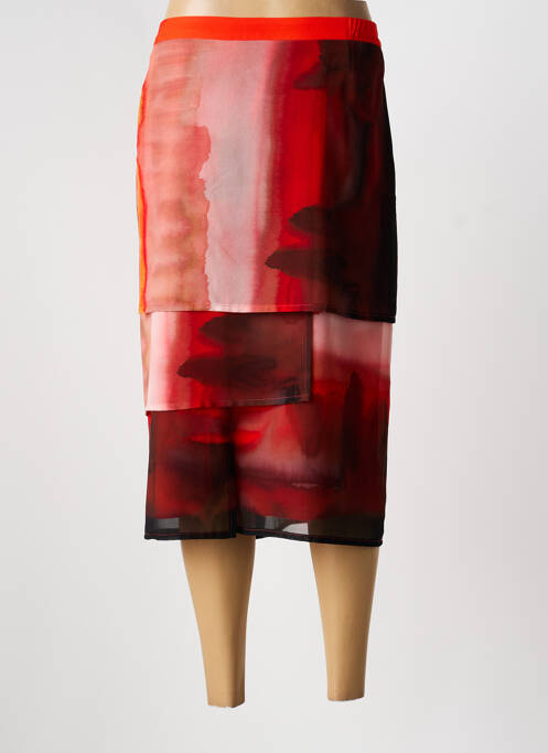 Fustă midi portocaliu JEAN DELFIN femeie