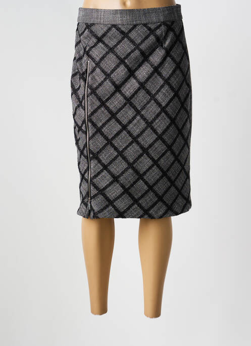 Fustă midi gri GUY DUBOUIS femeie