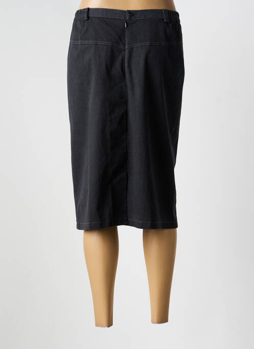 Fustă midi gri FRANCOISE DE FRANCE femeie