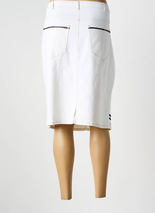 Fustă midi alb PAUSE CAFE femeie