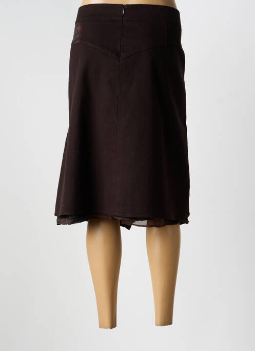 Fustă midi maro JEAN GABRIEL femeie