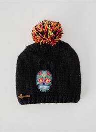 Căciulă tricot gros negru HERMAN copil