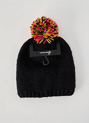 Căciulă tricot gros negru HERMAN copil