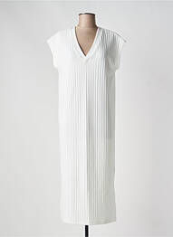 Rochie lungă fără mâneci fără mâneci alb ICHI femeie