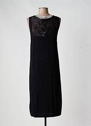 Rochie midi fără mâneci fără mâneci negru AZAY femeie