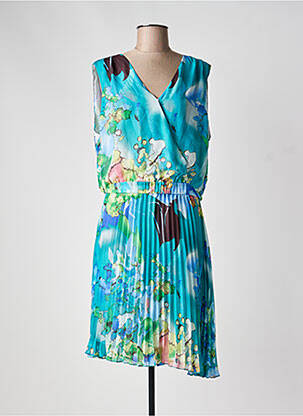 Rochie midi albastru CHRISTINE LAURE femeie