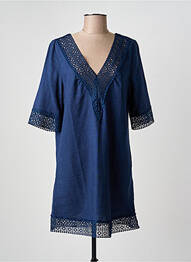 Rochie scurtă mâneci 3/4 mâneci 3/4 albastru YSABEL MORA femme