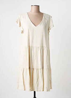 Rochie scurtă bej YSABEL MORA femeie