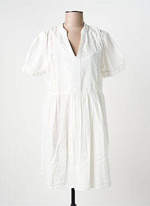 Rochie scurtă alb ICHI femeie