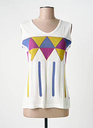 Top bej SAINT CHARLES femeie