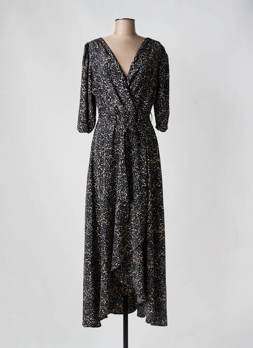 Rochie lungă negru MORGAN femeie