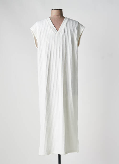 Rochie lungă alb ICHI femeie