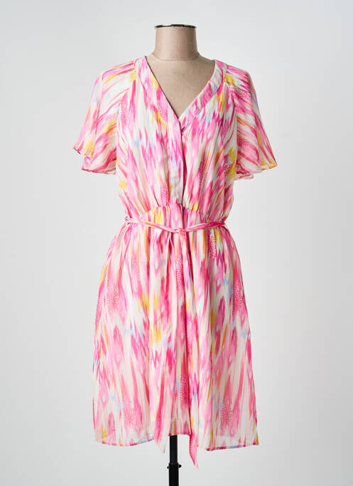 Rochie midi roz J&JOY femeie