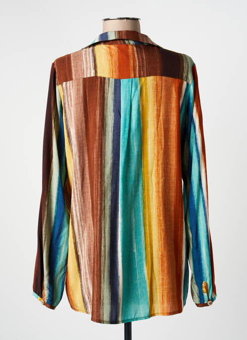 Tunică mâneci lungi maro HALOGENE femeie