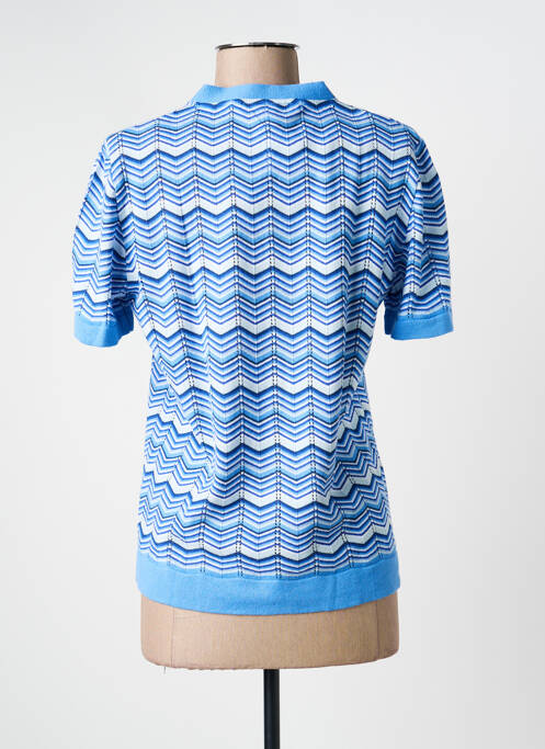 Vestă cu mâneci scurte albastru THEL ELEGANCE femeie