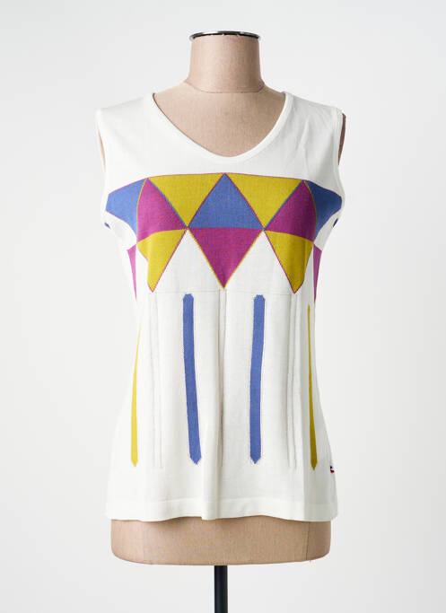 Top bej SAINT CHARLES femeie