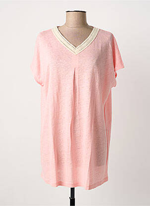 Tunică mâneci scurte roz I.ODENA femeie