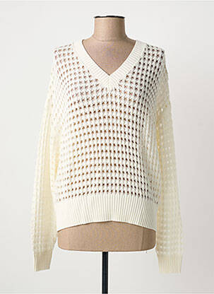 Pulover bej ICHI femeie