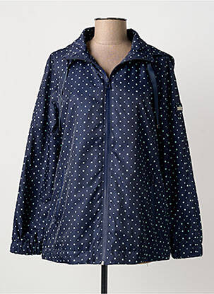 Jachetă vânt albastru AZAY femeie