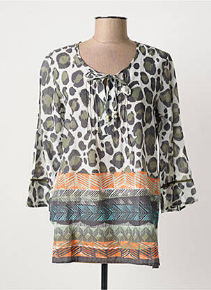 Tunică mâneci lungi verde BARBARA LEBEK femeie