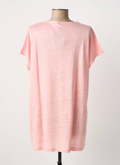 Tunică mâneci scurte roz I.ODENA femeie