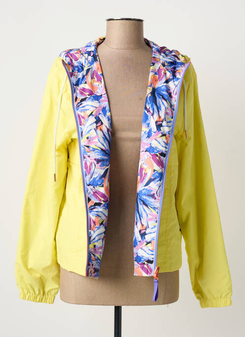 Jachetă vânt galben J&JOY femeie