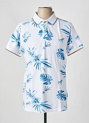 Polo alb J&JOY bărbat