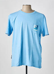 Tricou croială dreaptă mâneci scurte albastru SEA BARRIER bărbat