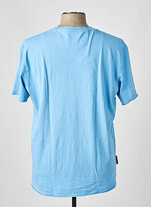 Tricou croială dreaptă mâneci scurte albastru SEA BARRIER bărbat