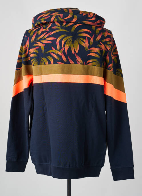 Hanorac cu glugă albastru J&JOY bărbat