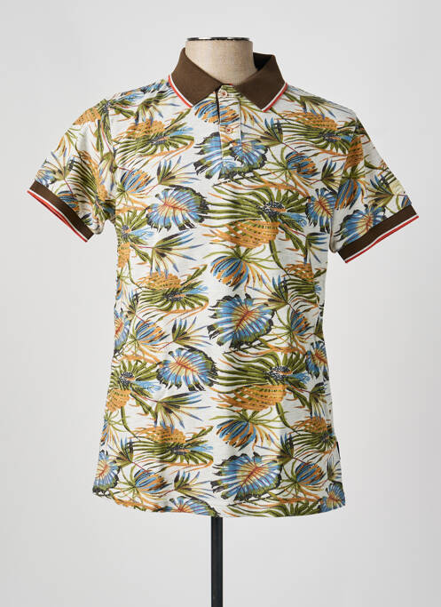 Polo alb J&JOY bărbat