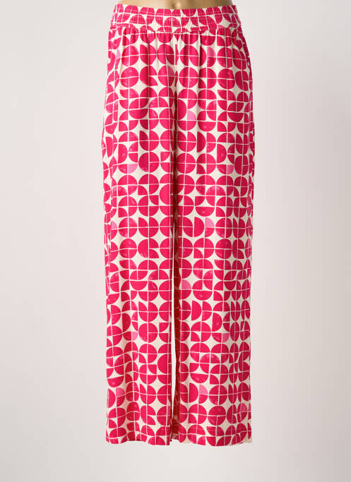 Pantalon drept roșu ICHI femeie