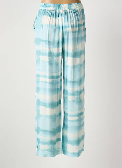 Pantalon drept albastru ICHI femeie