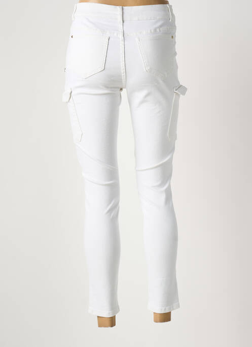 Pantalon slim alb MORGAN femeie