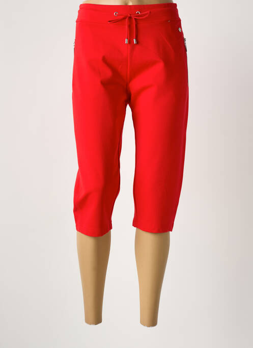 Pantalon trei sferturi roșu HAJO femeie