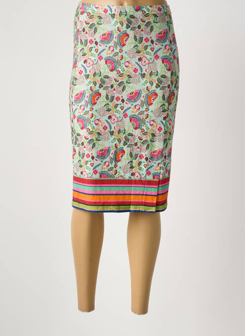 Fustă midi albastru SAINT CHARLES femeie