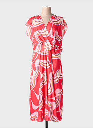 Rochie lungă roșu CHRISTINE LAURE femeie