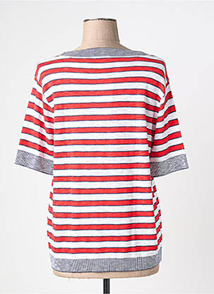 Tricou croială dreaptă mâneci scurte roșu HAJO femeie