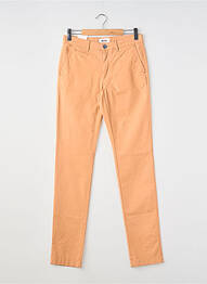 Pantalon chino elasticitate mărime normală portocaliu EMYLE homme