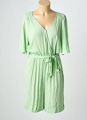 Salopetă scurtă verde ICHI femeie