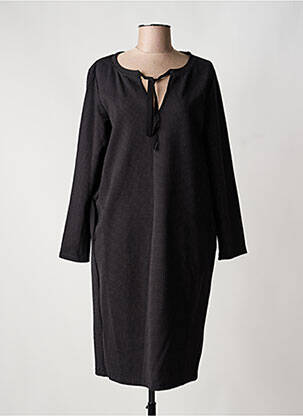 Rochie midi mâneci lungi mâneci lungi negru ELENA MIRO femeie