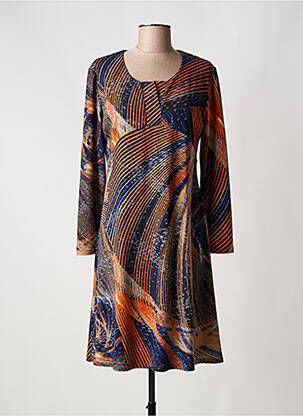 Rochie midi portocaliu GEVANA femeie