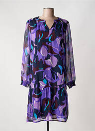 Rochie midi imprimeu floral mâneci lungi violet STREET ONE femeie